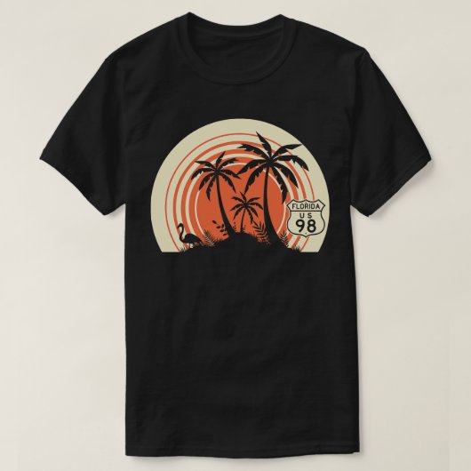 Florida Highway 98 Beach T-Shirt (Design vorne)
