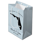 Florida-Hochzeits-Willkommens-Tasche für aus Mittlere Geschenktüte (Vorderseite Schrägansicht)
