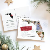 Florida Holiday Moving Ankündigung Postkarte