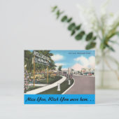 Florida, Hollywood, der Kreis Postkarte (Stehend Vorderseite)