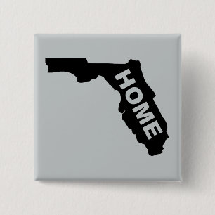 Florida Home-Button-Abzeichen Sunshine State Button