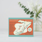 Florida Howard Johnsons Karte (Stehend Vorderseite)