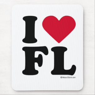 FLORIDA - I-LIEBE-FLORIDA - I-LIEBE FLORIDA MOUSEPAD