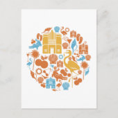 Florida Icons Postkarte (Vorderseite)