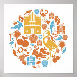 Florida-Ikonen Poster