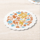 Florida-Ikonen Untersetzer (angewinkelt)