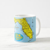 Florida Illustriert Postcard Tasse (VorderseiteRechts)