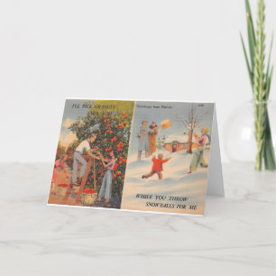 Florida im Winter Karte