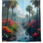 Florida immerglades nass und schön duschvorhang (Vorderseite)