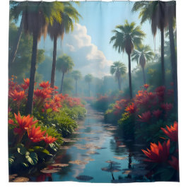 Florida immerglades nass und schön duschvorhang