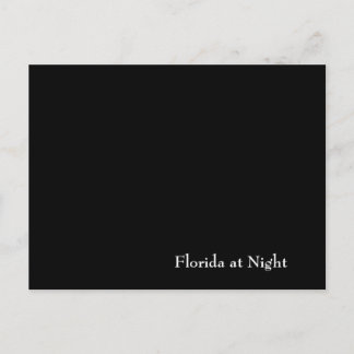 Florida in der Nacht Postkarte