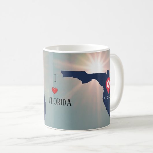 Florida in der Tasse Kaffee/Tee (VorderseiteRechts)