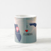 Florida in der Tasse Kaffee/Tee (Mittel)