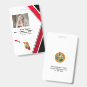 Florida Insurance Abzeichen Ausweis (Vorder- & Rückseite)