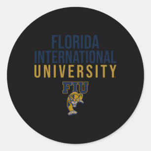 Florida International Fiu Panthers gestapelt Runder Aufkleber