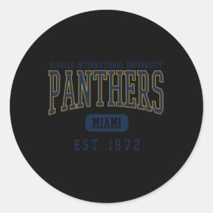 Florida International Fiu Panthers Gründungsdatum Runder Aufkleber