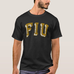 Florida International Golden Panthers Retro Arch T-Shirt