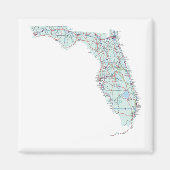 Florida Interstate Map Magnet (Vorne)