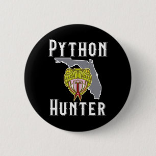 Florida Invasive Pythons Jagen Button