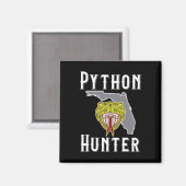 Florida Invasive Pythons Jagen Magnet (Vorderseite/Rückseite)