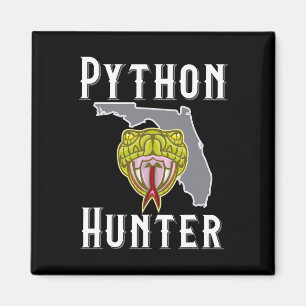 Florida Invasive Pythons Jagen Magnet
