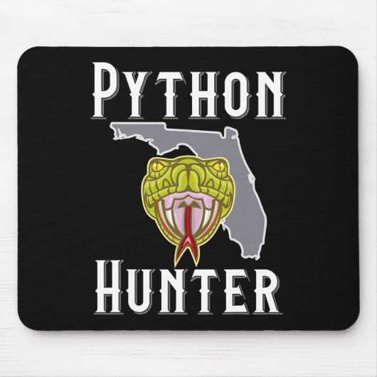 Florida Invasive Pythons Jagen Mousepad (Vorne)