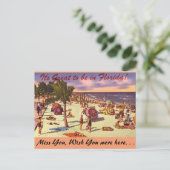 Florida, ist es groß, herein zu sein postkarte (Stehend Vorderseite)