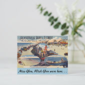Florida, Jacksonville, Beach Scenes Postkarte (Stehend Vorderseite)