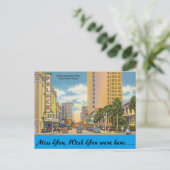 Florida, Jacksonville, Forsyth St. Postkarte (Stehend Vorderseite)