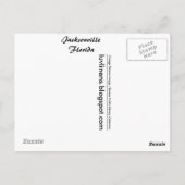 Florida, Jacksonville, Forsyth St. Postkarte (Rückseite)