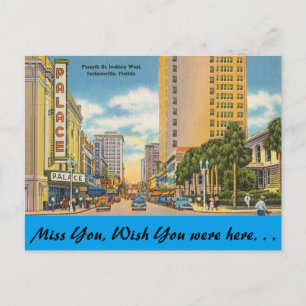 Florida, Jacksonville, Forsyth St. Postkarte