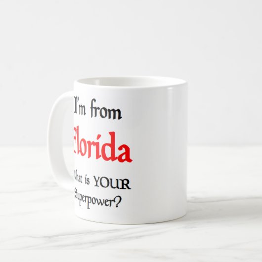 Florida-Kaffee-Tasse Kaffeetasse (Vorderseite Links)