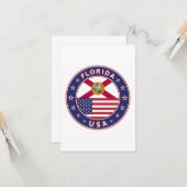 Florida Karte (Vorderseite/Rückseite Beispiel)