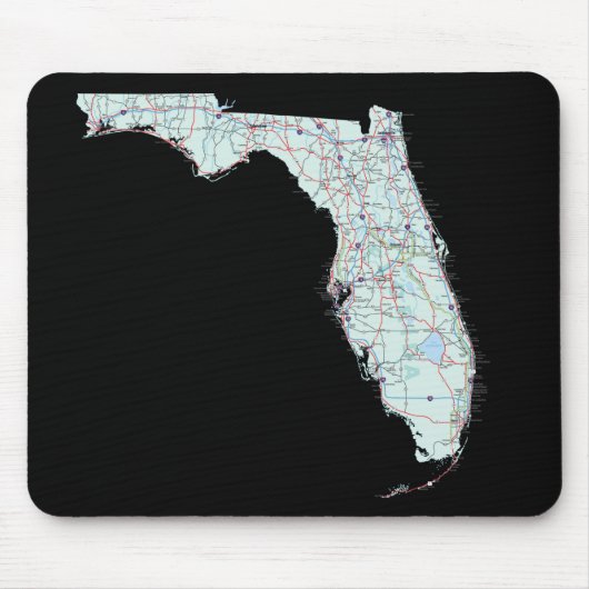 Florida-Karte Mousepad (Vorne)