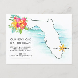 Florida Karte Ozeanwellen Neue Adresse
