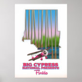 Florida-Karte Poster (Vorne)