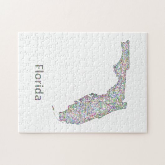Florida-Karte Puzzle (Horizontal)