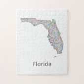 Florida-Karte Puzzle (Vertikal)