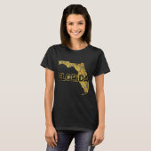 Florida Karte und Text T-Shirt (Vorne ganz)
