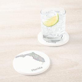 Florida-Karte Untersetzer