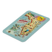 Florida-Kartenmagnet Magnet (Linke Seite)