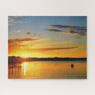 Florida Kayaker bei Sunset 16x20 Puzzle