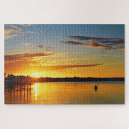 Florida Kayaker bei Sunset Puzzle