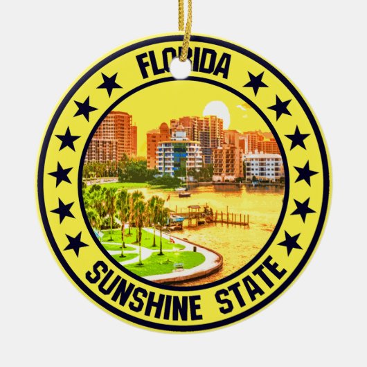 Florida Keramik Ornament (Vorne)