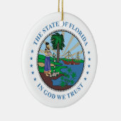 Florida Keramik Ornament (Rechts)