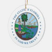 Florida Keramik Ornament (Links)
