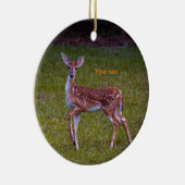 Florida Key irer Juvenile Fawn Fotografie Keramik Ornament (Rechts)