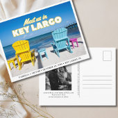 Florida Key Largo Wedding Save the Date Postcard Postkarte