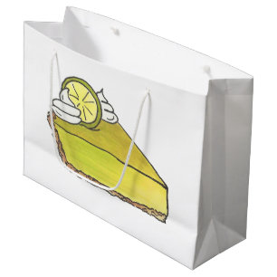 Florida Key Limon Pie Slice Dessert Feinschmecker  Große Geschenktüte