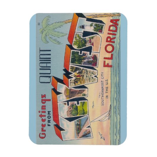 Florida, Key West Anziehungspunkt Magnet (Vertikal)